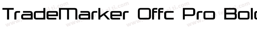 TradeMarker Offc Pro Bold字体转换